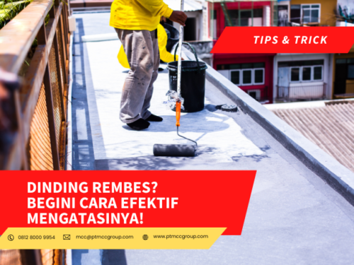 mengatasi dinding rembes