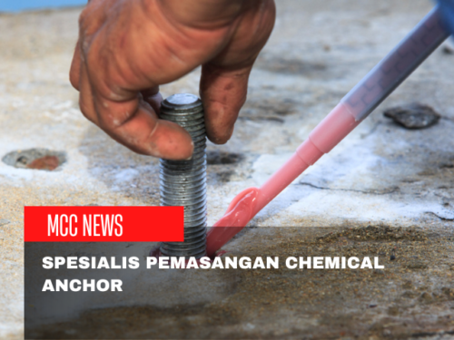 pemasangan chemical anchor