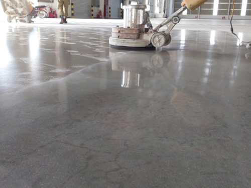 jasa polished concrete